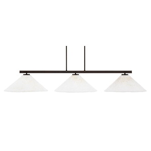 Atlas - 3 Light Island-7.75 Inches Tall and 52 Inches Length - 1311009