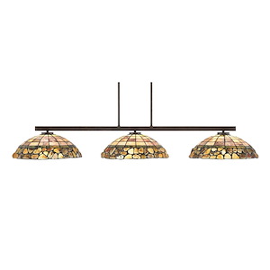 Atlas - 3 Light Island-7.75 Inches Tall and 16 Inches Width - 1317367
