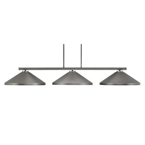 Atlas - 3 Light Island-8.5 Inches Tall and 49.75 Inches Length - 1311001