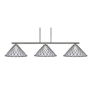 Atlas - 3 Light Island-9.25 Inches Tall and 16 Inches Width - 1317379