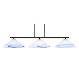 Atlas - 3 Light Island-7.5 Inches Tall and 51.5 Inches Length - 1311004