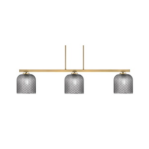 Atlas - 3 Light Island-9 Inches Tall and 7 Inches Width - 1317403