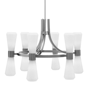 Everleigh - 12 Light Chandelier-22.75 Inch Tall and 31.75 Inch Wide - 1394532