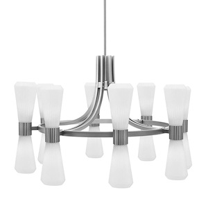 Everleigh - 16 Light Chandelier-22.75 Inch Tall and 36.5 Inch Wide - 1394538