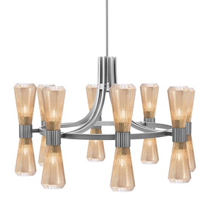 Everleigh - 16 Light Chandelier-22.75 Inch Tall and 36.5 Inch Wide - 1393251