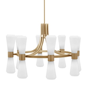 Everleigh - 16 Light Chandelier-22.75 Inch Tall and 36.5 Inch Wide - 1394542