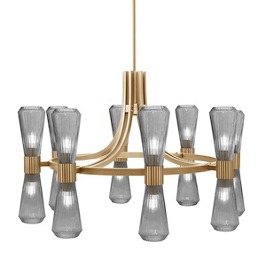 Everleigh - 16 Light Chandelier-22.75 Inch Tall and 36.5 Inch Wide - 1394543