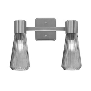 Everleigh - 2 Light Bath Bar-11.25 Inch Tall and 15 Inch Length - 1394557