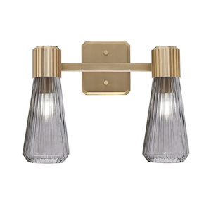 Everleigh - 2 Light Bath Bar-11.25 Inch Tall and 15 Inch Length - 1394561