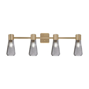 Everleigh - 4 Light Bath Bar-11.25 Inch Tall and 35.25 Inch Length - 1394573