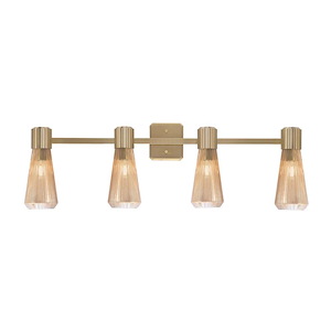 Everleigh - 4 Light Bath Vanity-11.25 Inch Tall and 35.25 Inch Length - 1393228