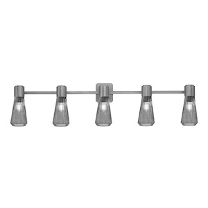 Everleigh - 5 Light Bath Bar-11.25 Inch Tall and 46.5 Inch Length - 1394575