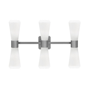 Everleigh - 6 Light Bath Bar-17.25 Inch Tall and 25 Inch Length - 1394580