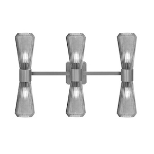 Everleigh - 6 Light Bath Bar-17.25 Inch Tall and 25 Inch Length - 1394581