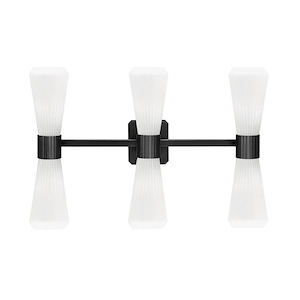 Everleigh - 6 Light Bath Bar-17.25 Inch Tall and 25 Inch Length - 1394582
