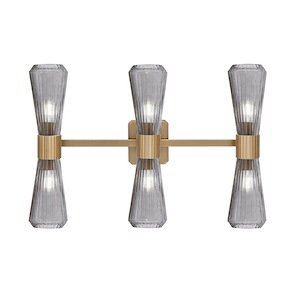 Everleigh - 6 Light Bath Bar-17.25 Inch Tall and 25 Inch Length - 1394585