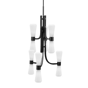 Everleigh - 12 Light Chandelier-46.5 Inch Tall and 22.75 Inch Wide - 1394588