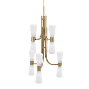 Everleigh - 12 Light Chandelier-46.5 Inch Tall and 22.75 Inch Wide - 1394590