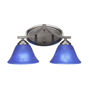 Zilo - 2 Light Bath Bar-8.25 Inches Tall and Inches Wide - 732029