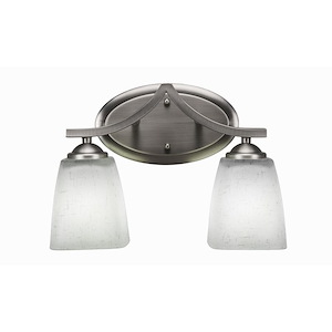 Zilo - 2 Light Bath Bar-9.5 Inches Tall and Inches Wide - 732039
