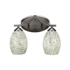 Zilo - 2 Light Bath Bar-10.75 Inches Tall and Inches Wide - 466398