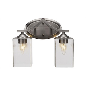 Zilo - 2 Light Bath Bar-9.5 Inches Tall and Inches Wide - 732043