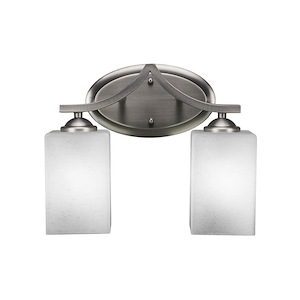 Zilo - 2 Light Bath Bar-9.5 Inches Tall and Inches Wide - 732044