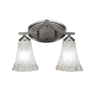 Zilo - 2 Light Bath Bar-10.5 Inches Tall and Inches Wide - 732047