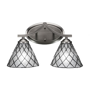 Zilo - 2 Light Bath Bar-8.5 Inches Tall and Inches Wide - 732052