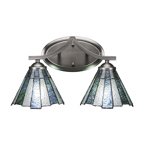 Zilo - 2 Light Bath Bar-8.5 Inches Tall and Inches Wide - 732025