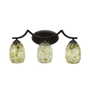Zilo - 3 Light Bath Bar-10.5 Inches Tall and Inches Wide - 698488