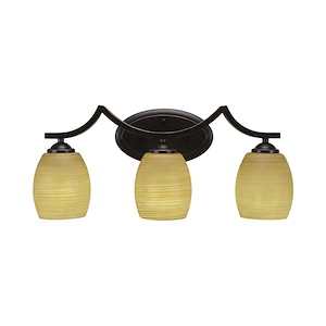 Zilo - 3 Light Bath Bar-9.75 Inches Tall and Inches Wide - 698478