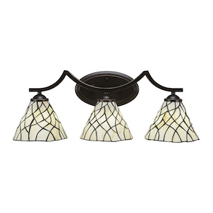 Zilo - 3 Light Bath Bar-9.25 Inches Tall and Inches Wide - 698467