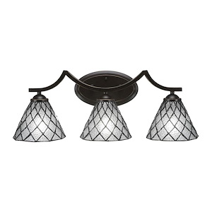 Zilo - 3 Light Bath Bar-8.5 Inches Tall and Inches Wide - 698464