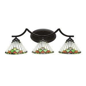 Zilo - 3 Light Bath Bar-8.25 Inches Tall and Inches Wide - 698580