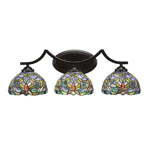 Zilo - 3 Light Bath Bar-8.5 Inches Tall and Inches Wide - 698468