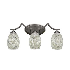 Zilo - 3 Light Bath Bar-10.25 Inches Tall and Inches Wide - 1040482