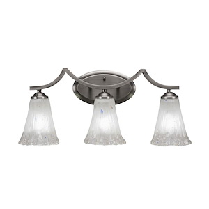 Zilo - 3 Light Bath Bar-10.25 Inches Tall and Inches Wide - 1040481