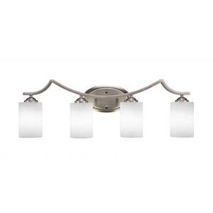 Zilo - 4 Light Bath Bar-9.75 Inches Tall and Inches Wide - 698562