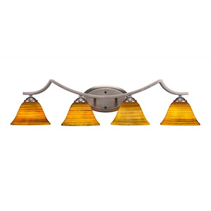 Zilo - 4 Light Bath Bar-8 Inches Tall and Inches Wide - 698700
