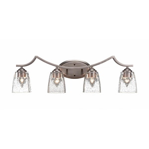 Zilo - 4 Light Bath Bar-9 Inches Tall and Inches Wide - 698698