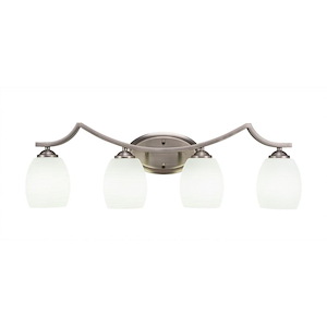 Zilo - 4 Light Bath Bar-9.5 Inches Tall and Inches Wide - 466450