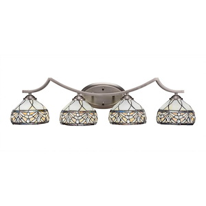 Zilo - 4 Light Bath Bar-8.25 Inches Tall and Inches Wide - 698685