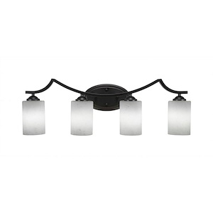 Zilo - 4 Light Bath Bar-10 Inches Tall and Inches Wide - 698679