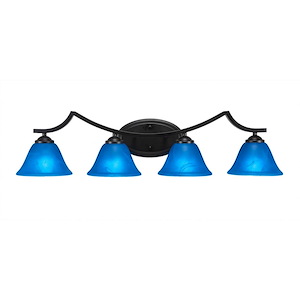 Zilo - 4 Light Bath Bar-7.75 Inches Tall and Inches Wide - 698671