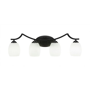 Zilo - 4 Light Bath Bar-8 Inches Tall and Inches Wide - 698663