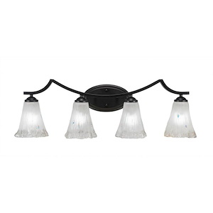 Zilo - 4 Light Bath Bar-10 Inches Tall and Inches Wide - 466392