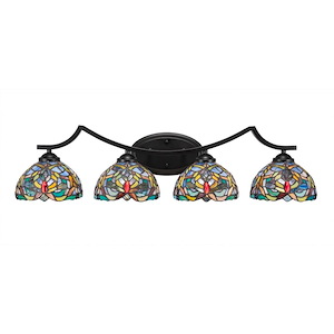 Zilo - 4 Light Bath Bar-9.5 Inches Tall and Inches Wide - 698833
