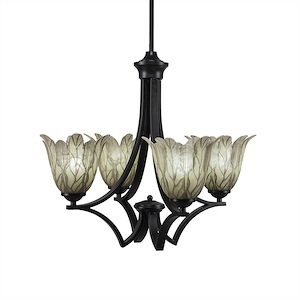 Zilo - 4 Light Chandelier-19.75 Inches Tall and 22.5 Inches Wide - 698868
