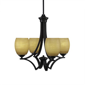 Zilo - 4 Light Chandelier-20 Inches Tall and 19.75 Inches Wide - 466446